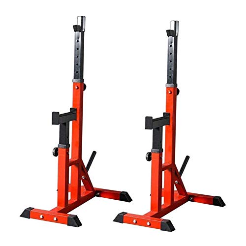 LZSSH Soporte para Sentadillas, Ajustables Squat Barbell Rack Entrenamiento de Fuerza Equipo de la Aptitud Levantamiento Pesas Equipos de Entrenamiento