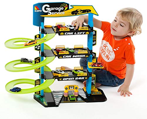 M MOLTO Parking Infantil con 4 Plantas + Complementos (Parking)