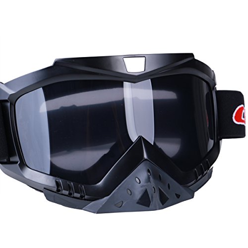 madbike Motocicleta motocross gafas Deportes al aire libre Dirt Bike ATV MX Off-Road Goggles (black)