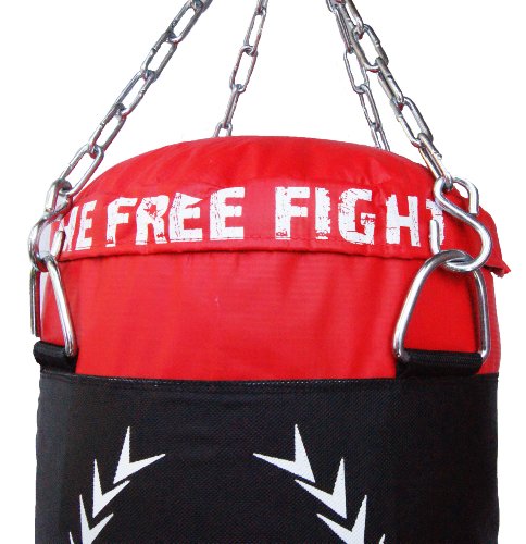 MADX - Juego de boxeo con saco de piel (1,2 m), guantes, soporte de pared y diversos accesorios