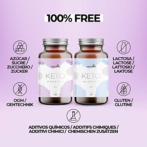 MAGRIFIT KETO: quema tu grasa más rápido sin quemar tus músculos y ten éxito en tu dieta. Sin pasar hambre [perlas de MCT oil] ni quedarte sin energía [cápsulas HMB]. 100% FREE.