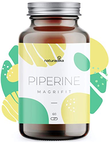 MAGRIFIT PIPERINE | Efecto Diuretico y Saciante para Dietas Quemagrasas | Ayuda a Adelgazar con un estilo de vida sano | Curcuma con jengibre y pimienta negra, Yerba Mate, Cafeina y Probiotico