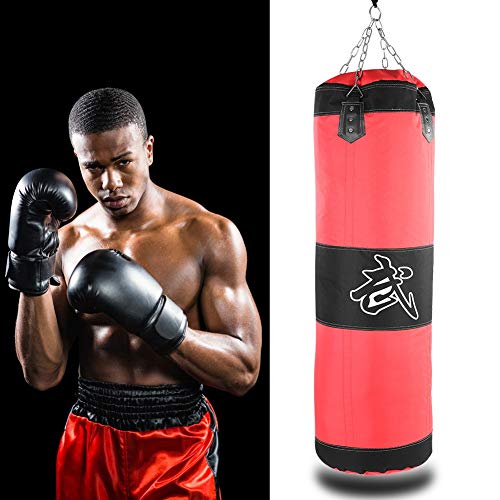 MAGT Bolso Pesado De Boxeo Duradero, Saco De Arena con Saco De Arena Funcional Bolsa De Entrenamiento Vacío De Boxeo Gancho Kick Fight Karate Bolsa De Arena para Entrenar Ejercicio Físico Y Deportivo