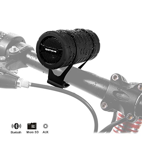 MakeTheOne Portátil Altavoz Bluetooth Bicicleta Ciclismo impermeable inalámbrico Altavoces