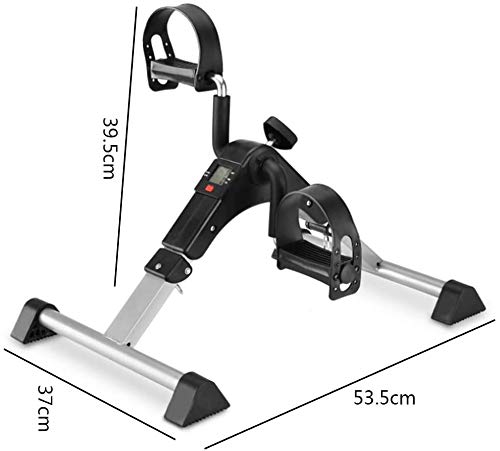 MALATEC Pedales Estaticos Plagable - Ejercicios Mini Bicicleta para Brazos y Piernas,Deporte en casa, Intensidad Graduable, Plagable y Antideslizante, Envio rapido Desde España, Gimnasios en Casa