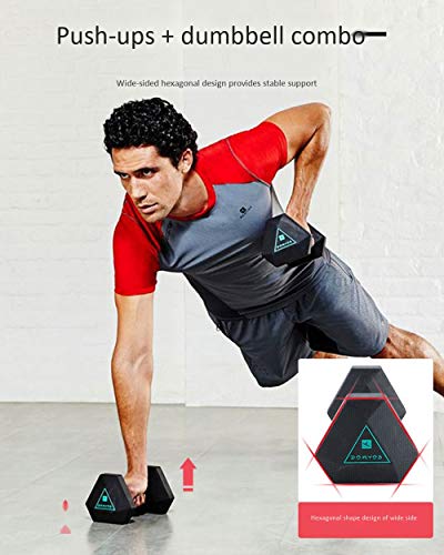 Mancuerna Boutique Equipo De Entrenamiento De Fuerza Antideslizante De Gimnasia para Hombre, Mancuernas Hexagonales para Hombres, Equipo De Entrenamiento para Damas (Size : 15kg)