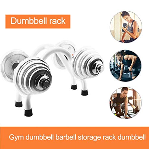 Mancuerna Dumbbell Mancuerna juego de mancuernas de almacenamiento en rack Gimnasio en casa pequeño soporte con base antideslizante con mancuernas de estante de gimnasio en casa Mancuernas Dumbbells F