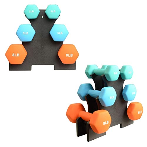 Mancuernas 1pcs la Pesa de Soporte de Triángulo de Hojas pequeñas Hojas Pesa de Gimnasia Grande Soporte Fitness Gym Accesorios Equipo no está Incluido (Color : B)