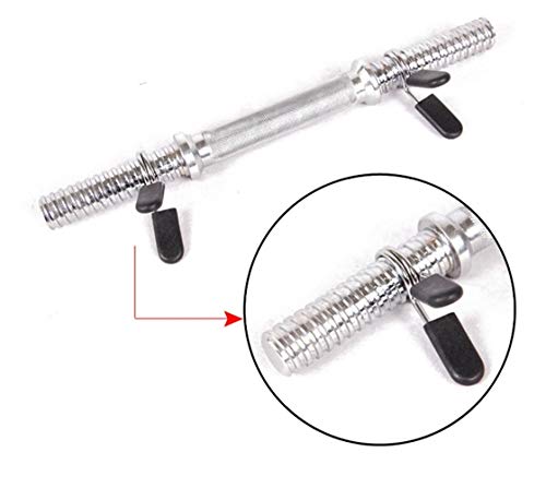 Mancuernas Fitness y ejercicio Mancuernas 2 piezas Barra de pesas for gimnasio con barra de 30 mm Abrazadera con mancuernas Abrazadera con abrazadera Clips de cuello de resorte Uso en interiores Entre