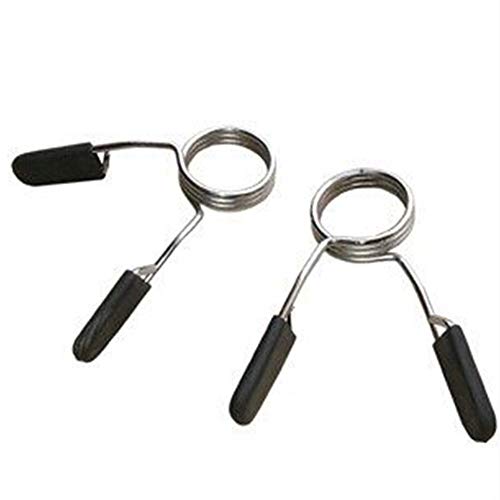 Mancuernas Fitness y ejercicio Mancuernas 2 piezas Barra de pesas for gimnasio con barra de 30 mm Abrazadera con mancuernas Abrazadera con abrazadera Clips de cuello de resorte Uso en interiores Entre