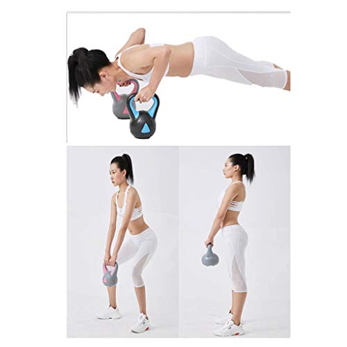 Mancuernas Fitness y ejercicio Mancuernas Neopreno con mancuernas de fitness profesional Caldera Campana del edificio de cuerpo de elevación de pesas rusas unisex ejercicio de Kettlebell 2/4/6 kg Manc