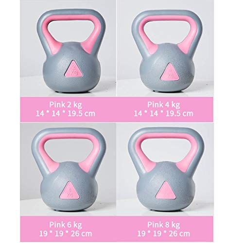 Mancuernas Fitness y ejercicio Mancuernas Neopreno con mancuernas de fitness profesional Caldera Campana del edificio de cuerpo de elevación de pesas rusas unisex ejercicio de Kettlebell 2/4/6 kg Manc