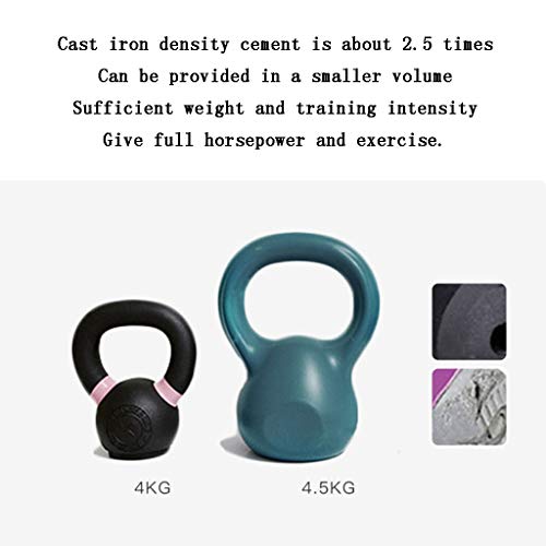 Mancuernas Kettlebells para el Hogar, Kettlebells de Arena Recubiertos, Equipo de Gimnasia para el Hogar para Damas, Adecuado para Ejercicio, Suministros de Fitness 4 Kg, 12 Kg, 16 Kg ( Size : 4 kg )