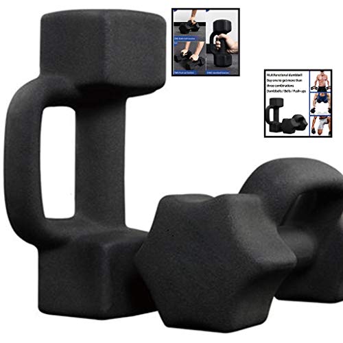 Mancuernas Lady Fitness Hogar Hexagonal Hombres ‘s De Fitness Hogar Kettlebell Mujer Flexiones Bao Tieyaling Brazo Delgado del Hogar Barra