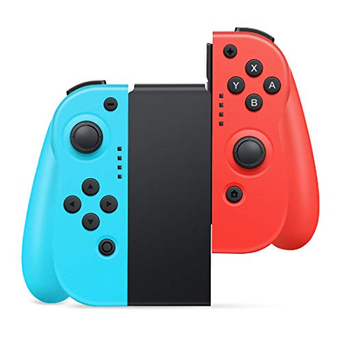 Mandos para Nintendo Switch,Timoom Bluetooth Wireless Controller Gamepad Joystick Controlador De Reemplazo Izquierdo Y Derecho para Joy Con