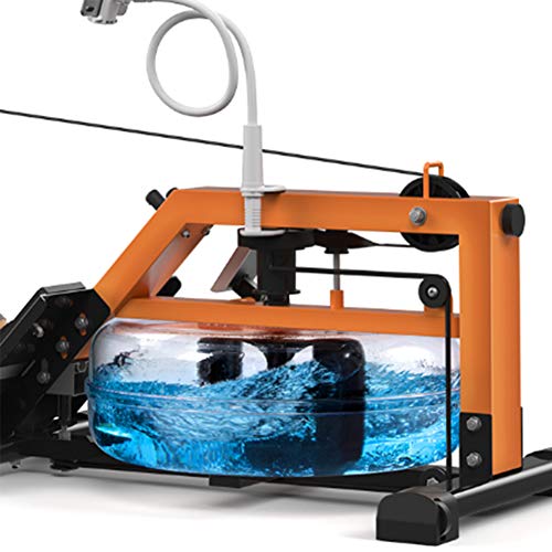 Máquina De Remo De Agua con Pantalla LCD Y Soporte para Tabletas Banco De Remo para Fitness Y Ejercicios De Musculación O Resistencia