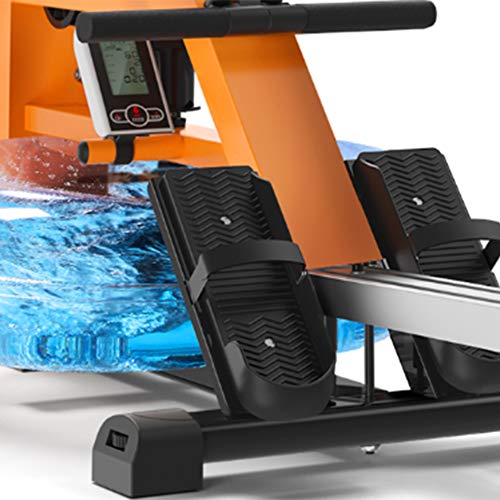 Máquina De Remo De Agua con Pantalla LCD Y Soporte para Tabletas Banco De Remo para Fitness Y Ejercicios De Musculación O Resistencia