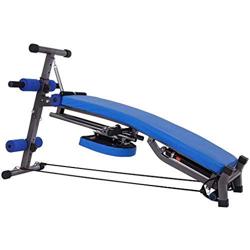 MáQuina de Remo MultifuncióN para Uso DoméStico, Squat Assist Row-Ride Trainer para Ejercicios de Sentadillas y Entrenamiento de GlúTeos, Tabla de Cintura Supina, Banco de Sentadillas, Flexiones