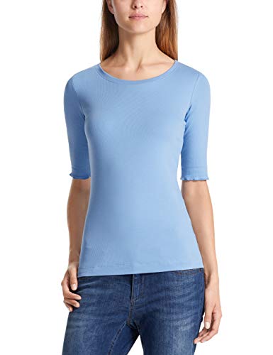 MARC CAIN SPORTS T-Shirts Camiseta, Blau (Riviera 325), 48 para Mujer