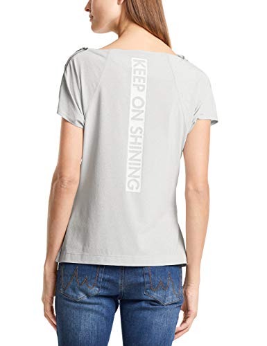 MARC CAIN SPORTS T-Shirts Camiseta, Multicolor (Silver 800), 42 (Talla del Fabricante: 4) para Mujer