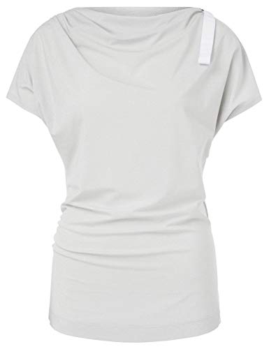 MARC CAIN SPORTS T-Shirts Camiseta, Multicolor (Silver 800), 42 (Talla del Fabricante: 4) para Mujer