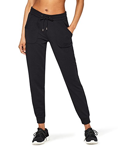 Marca Amazon - AURIQUE Jogger - Pantalones Mujer, Negro (Black), 38, Label:S