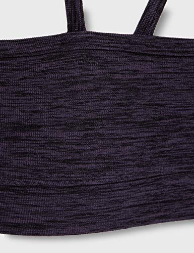 Marca Amazon - AURIQUE Low Impact Strappy - Sujetador deportivo Mujer, Morado (Nightshade Marl), S, Label:S