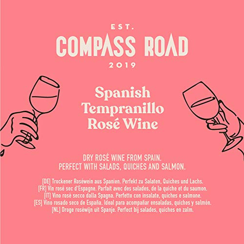 Marca Amazon - Compass Road Tempranillo Rosado, España (Bag in Box), 5l