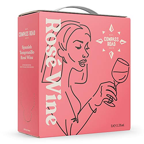 Marca Amazon - Compass Road Tempranillo Rosado, España (Bag in Box), 5l