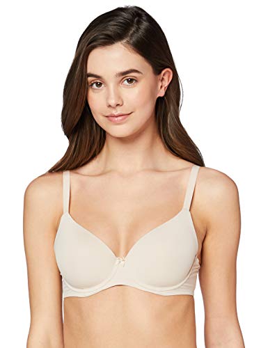 Marca Amazon - Iris & Lilly Sujetador Copa Alta Mujer, Beige (Nude), 105D, Label: 40D