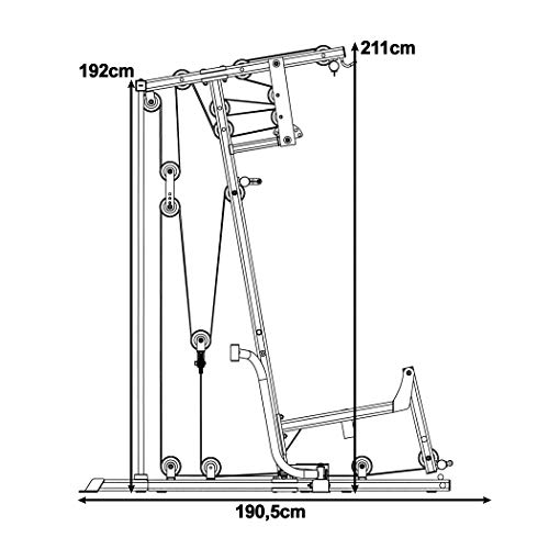 Marcy Multiestación Eclipse Deluxe Home Gym HG5000 - Uso doméstico, Máquinas de musculación, Los Mejores Precios