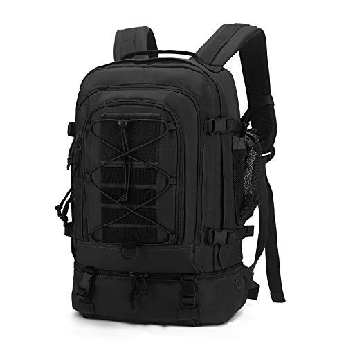 Mardingtop 28L Mochila Militar Táctical Bolsa de Asalto Molle Mochila Moto Mochilas de Senderismo Unisex para Acampada, Caza, Aire Libre Ciclismo y más Negro