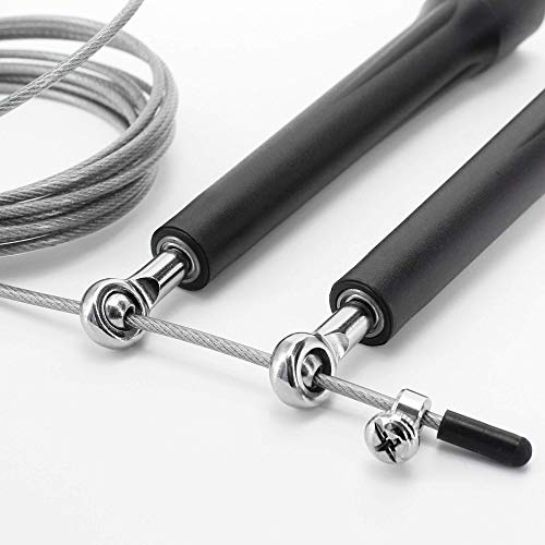 MARIEHR FEEL.LIFE Speed Rope - Cuerda para fitness y condición física (3 m) Ideal para boxeo, MMA, crossfit, longitud ajustable y práctica bolsa