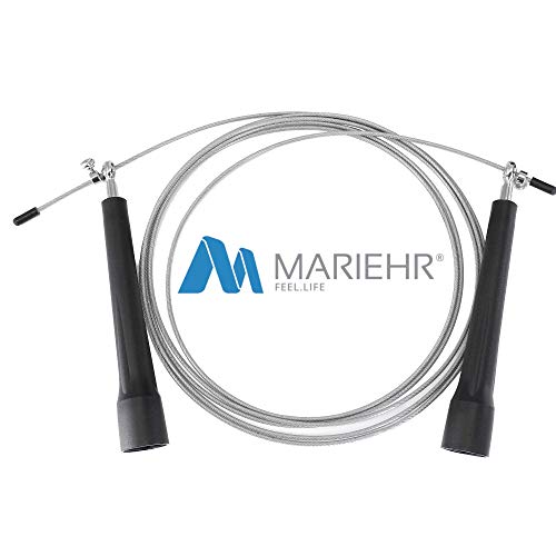 MARIEHR FEEL.LIFE Speed Rope - Cuerda para fitness y condición física (3 m) Ideal para boxeo, MMA, crossfit, longitud ajustable y práctica bolsa