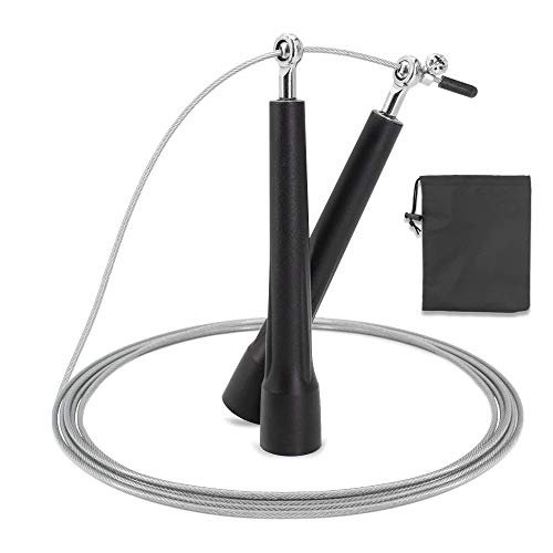 MARIEHR FEEL.LIFE Speed Rope - Cuerda para fitness y condición física (3 m) Ideal para boxeo, MMA, crossfit, longitud ajustable y práctica bolsa