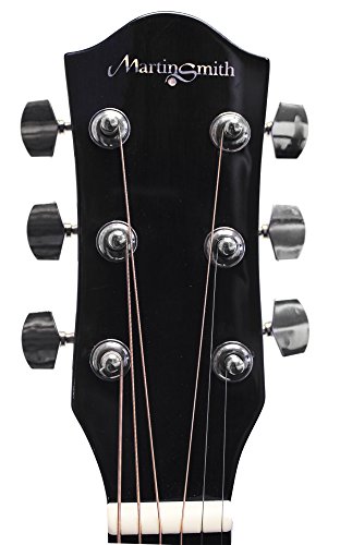 Martin Smith kit de guitarra acústica con la correa de la guitarra púas de guitarra guitarra cuerdas naturales