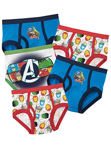 Marvel Ropa Interior para niños Avengers - Paquete de 5-7 a 8 Años