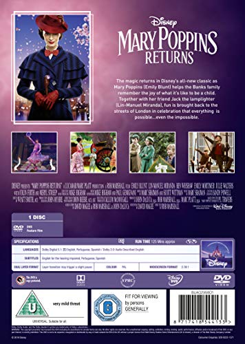 Mary Poppins Returns [Italia] [DVD]