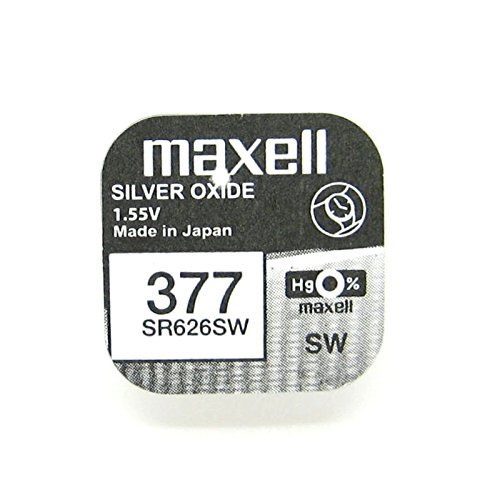 MAXELL SR626SW - 377 - Pila de Óxido de Plata - PACK DE 10 UNIDADES