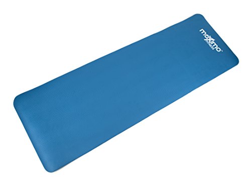 Maximo Fitness Colchoneta de Ejercicios - 183cm de Longitud x 60cm de Ancho x 1,2cm de Grosor. (Blue)