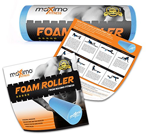 Maximo Fitness - EVA Foam Roller - 15cm x 45cm Pilates, Yoga.