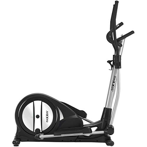 Maxxus Crosstrainer CX 3.0 - Bicicleta elíptica silenciosa que ocupa poco espacio, control Bluetooth. 26 kg de masa oscilante para entrenamiento en casa