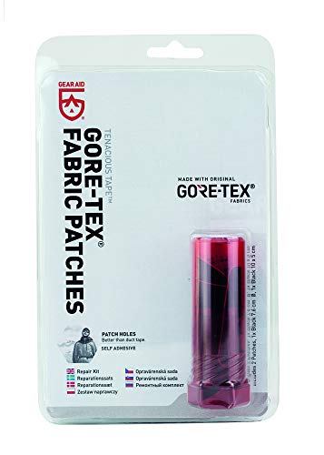 McNett Gore Tex - Parches reparadores de Tejido Gore-Tex, Negro