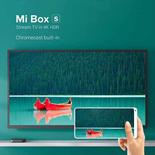 MCorz, Original Xiaomi TV Box S (EU Version) 4K Ultra HD con Dolby Audio, Control Remoto Asistente de Google, Control Remoto por Voz, Hdmi 4K HDR, Reproductor Multimedia de Transmisión