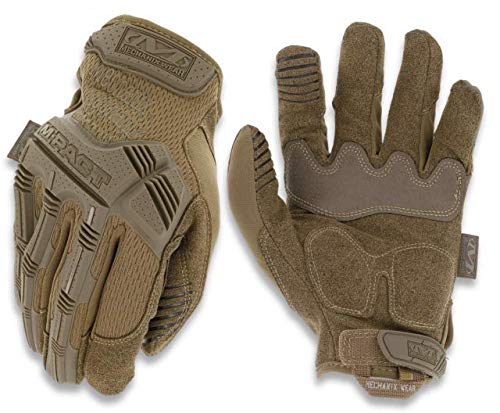 Mechanix Wear Guante MECHANIX M Pact Coyote Talla L Militar Goma rígidos Exteriores Hombre Ciclismo motocicleta Caza Tiro Senderismo Camping Airsoft Paintball Trekking 34333 + Portabotellas de regalo