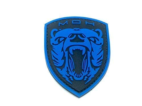 Medal Of Honor MOH Grizzly Azul PVC Airsoft Velcro Patch