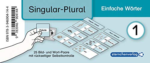 Meine Grammatikdose 1 - Singular-Plural - Einfache Wörter: 25 Bild- und Wort-Paare mit rückseitiger Selbstkontrolle in der Box