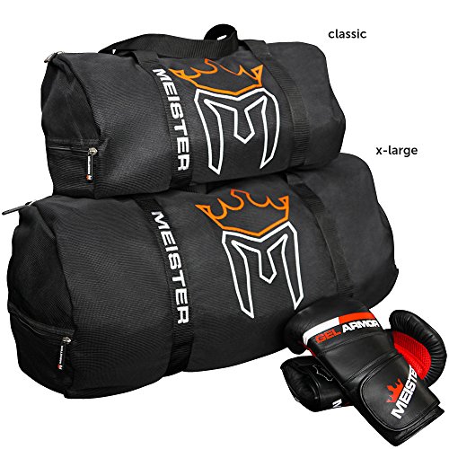 Meister Bolsa de Deporte Transpirable de Malla Resistente XL - Negro