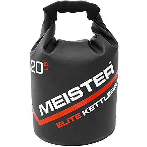 Meister Elite Pesa Rusa de Arena portátil - Pesa de Saco de Arena Suave - 20lb / 9,0kg