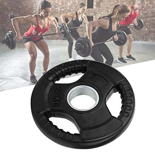 Meiyya Eightlifting Slice Barbell Piece, Resistente al Desgaste 2.5KG / 5KG / 10KG / 15KG / 20KG Disco de Levantamiento de Pesas Antideslizante, Ejercicio de sentadilla de(2.5KG)